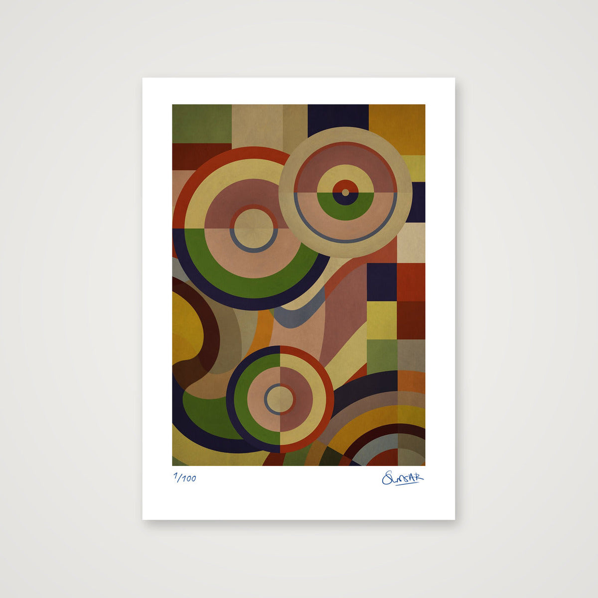 Sonia Circles 8EIGHT — A4 (21×30cm, 8×12") Print only
