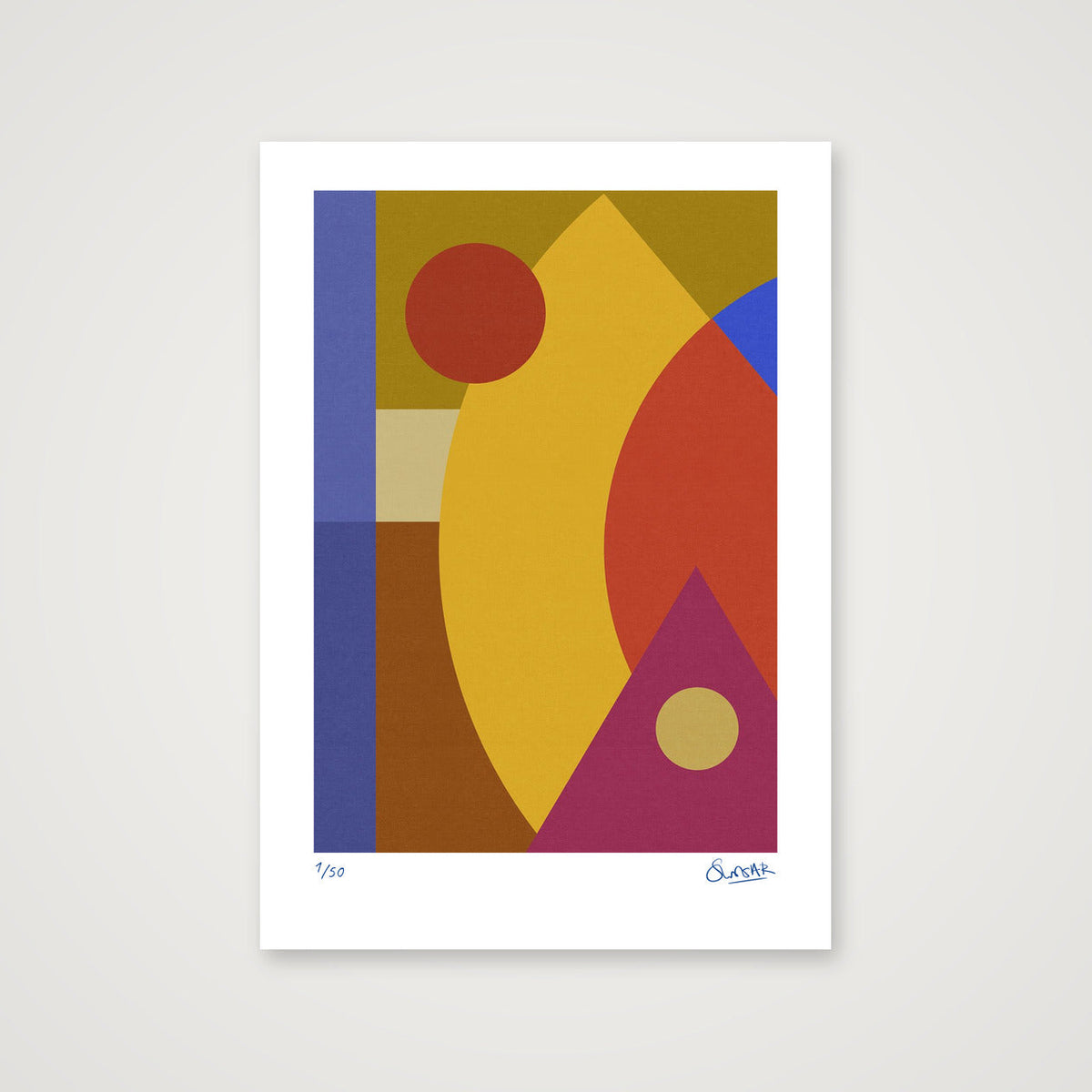 Bee's Knees 1ONE — A3 (30×42cm, 12×17") Print only