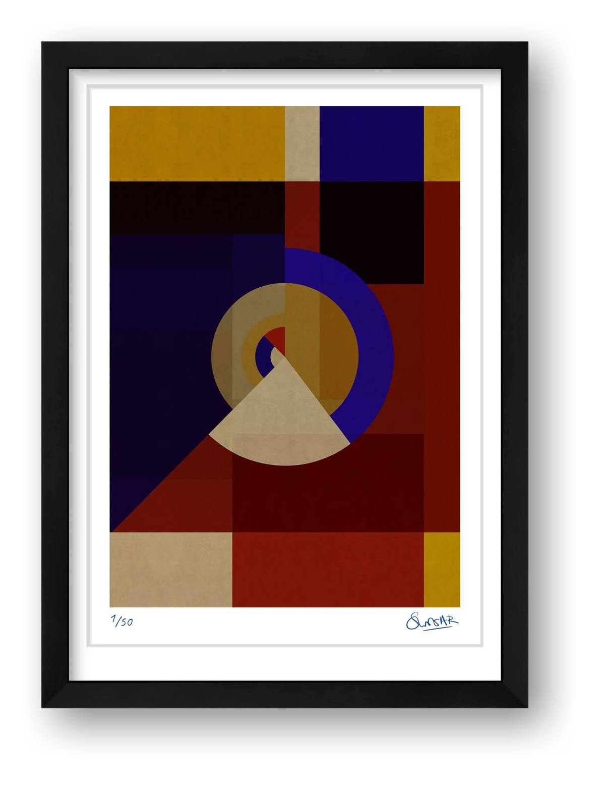 Deco Squares 5FIVE — framed