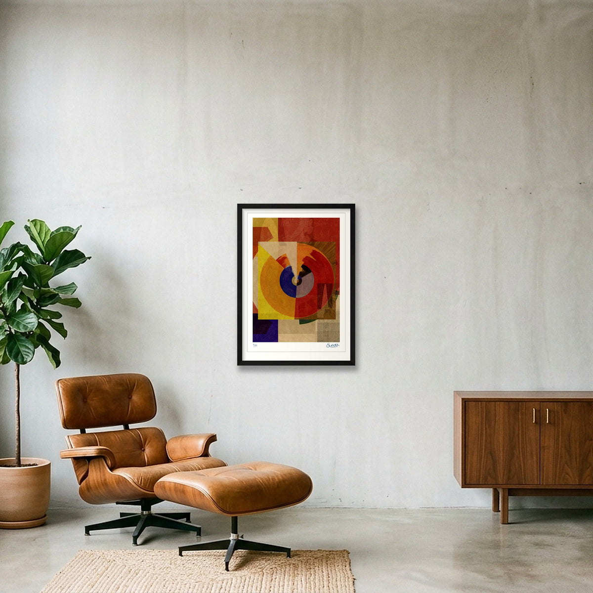 Metro Deco 5FIVE — 42×59cm, 17×23" Black Frame