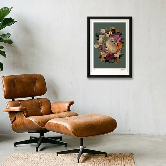 Arrangement 110 — A3 (30×42cm, 12×17") Black Frame