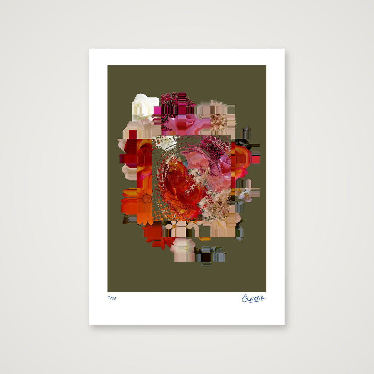 Arrangement 100 — A3 (30×42cm, 12×17") Print only