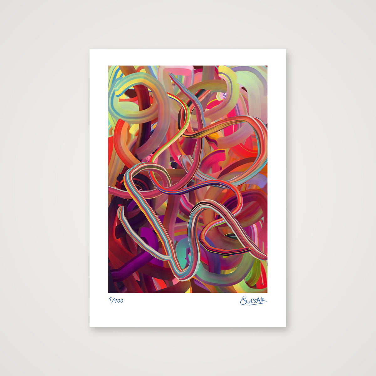 Paint Tubes 11010-0011 — A4 (21×30cm, 8×12") Print only