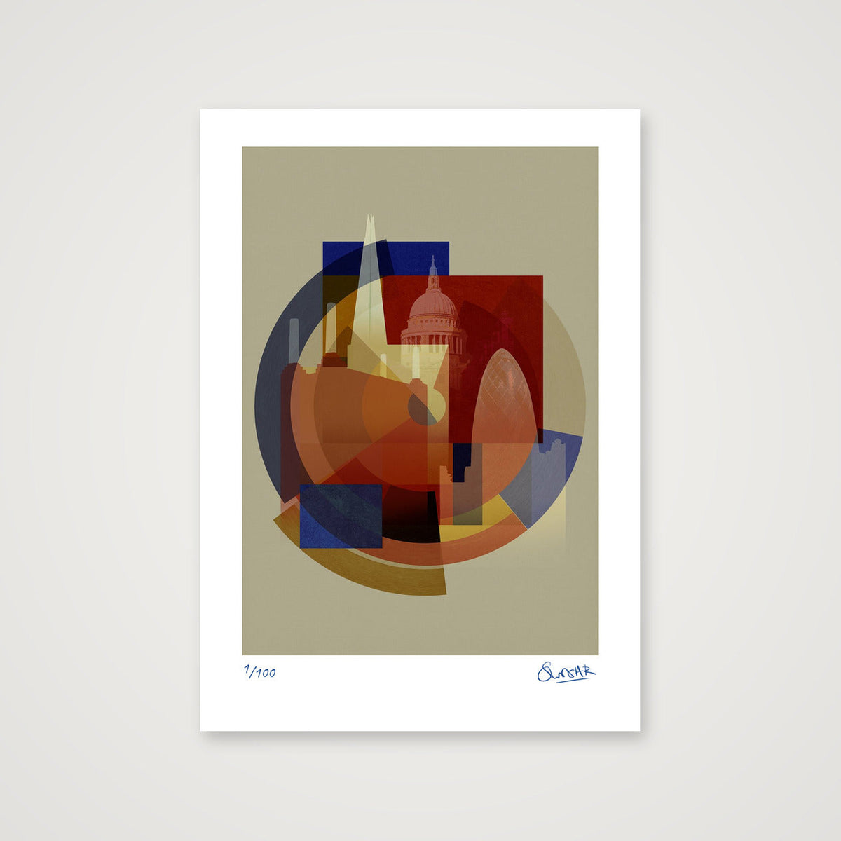 New Deco LONDON — A4 (21×30cm, 8×12") Print only