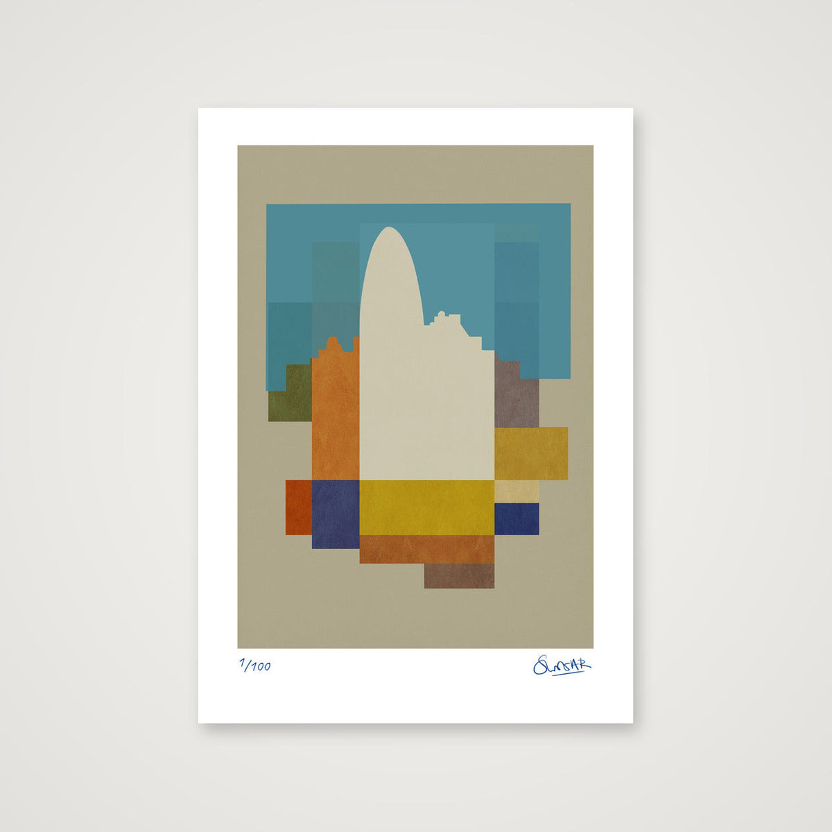 Neo Deco GHERKIN — A4 (21×30cm, 8×12") Print only