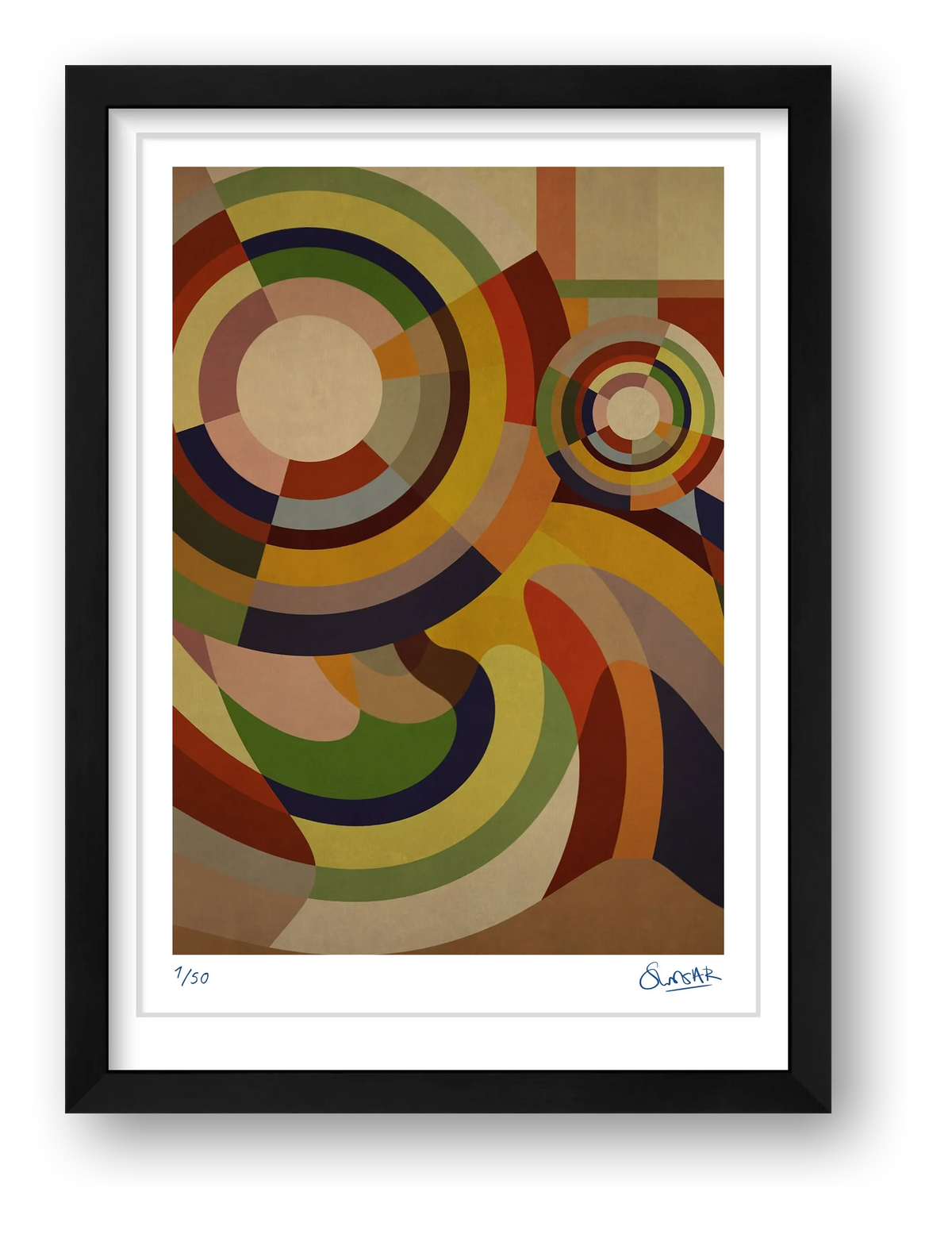 Sonia Circles 3THREE — framed