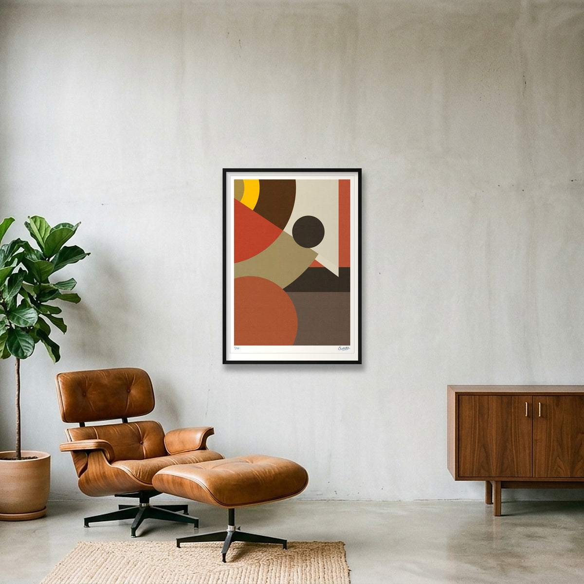 Bee's Knees 3THREE — 70×100cm, 28×39" Black Frame