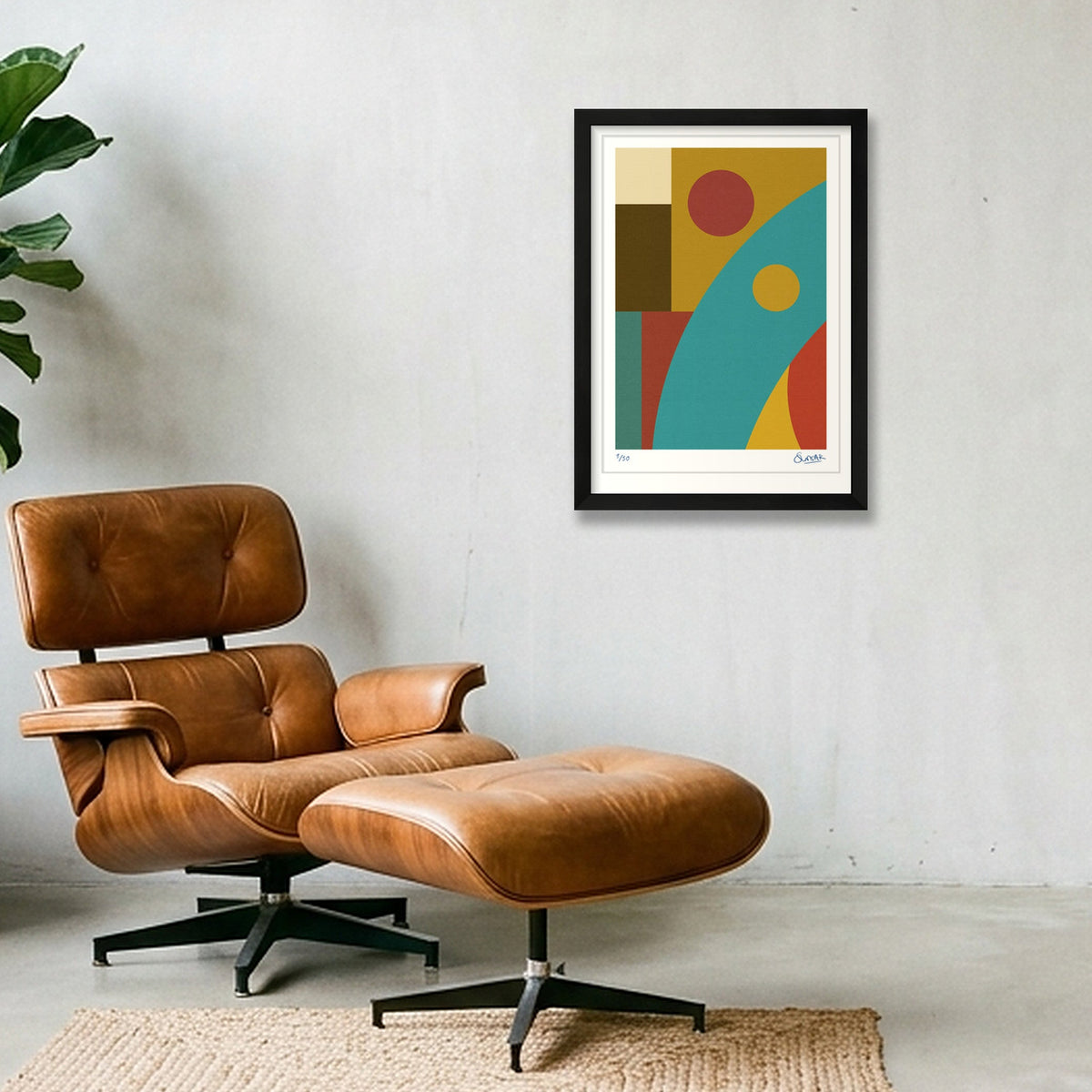 Bee's Knees 4FOUR — A3 (30×42cm, 12×17") Black Frame