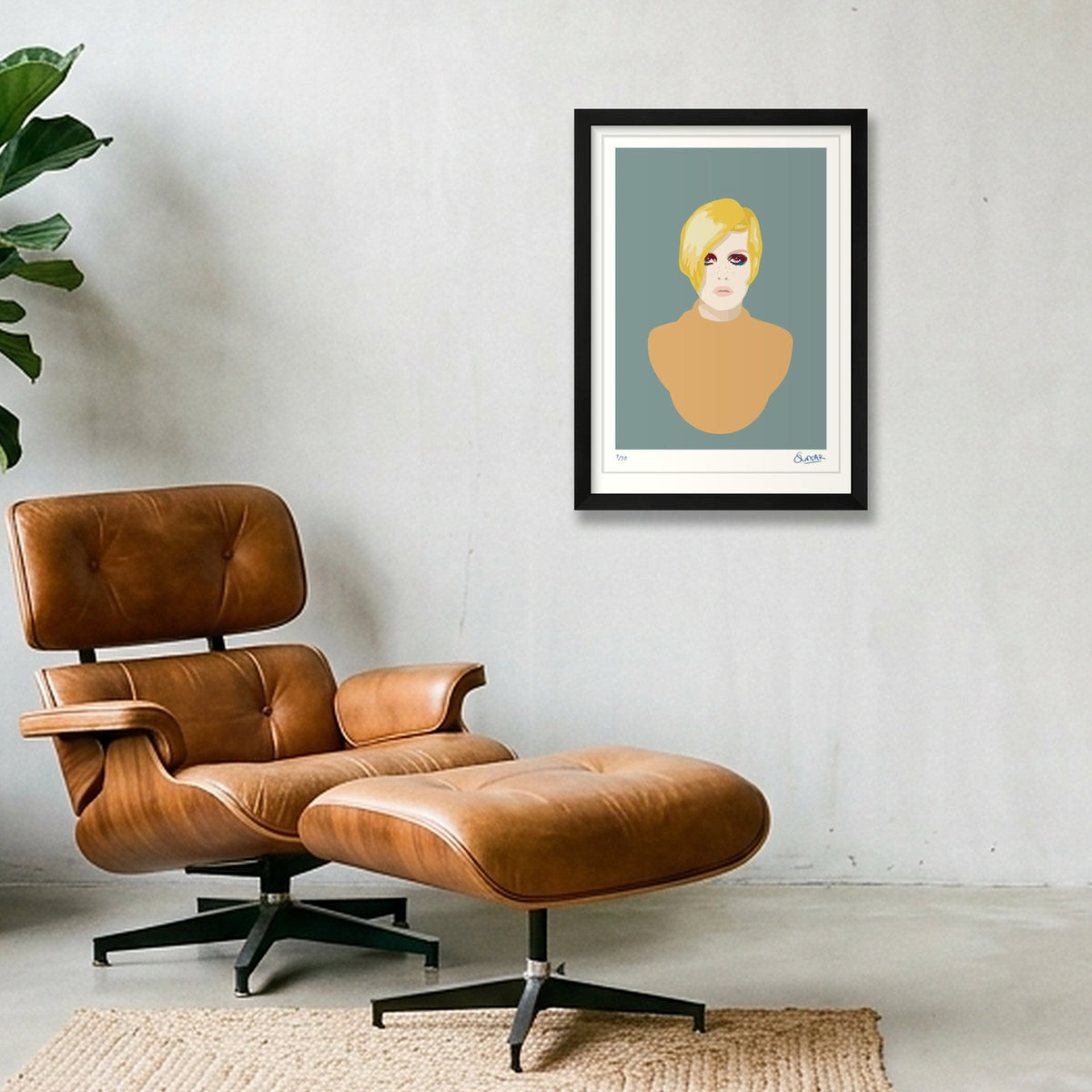 Pop Wonderkid — A3 (30×42cm, 12×17") Black Frame