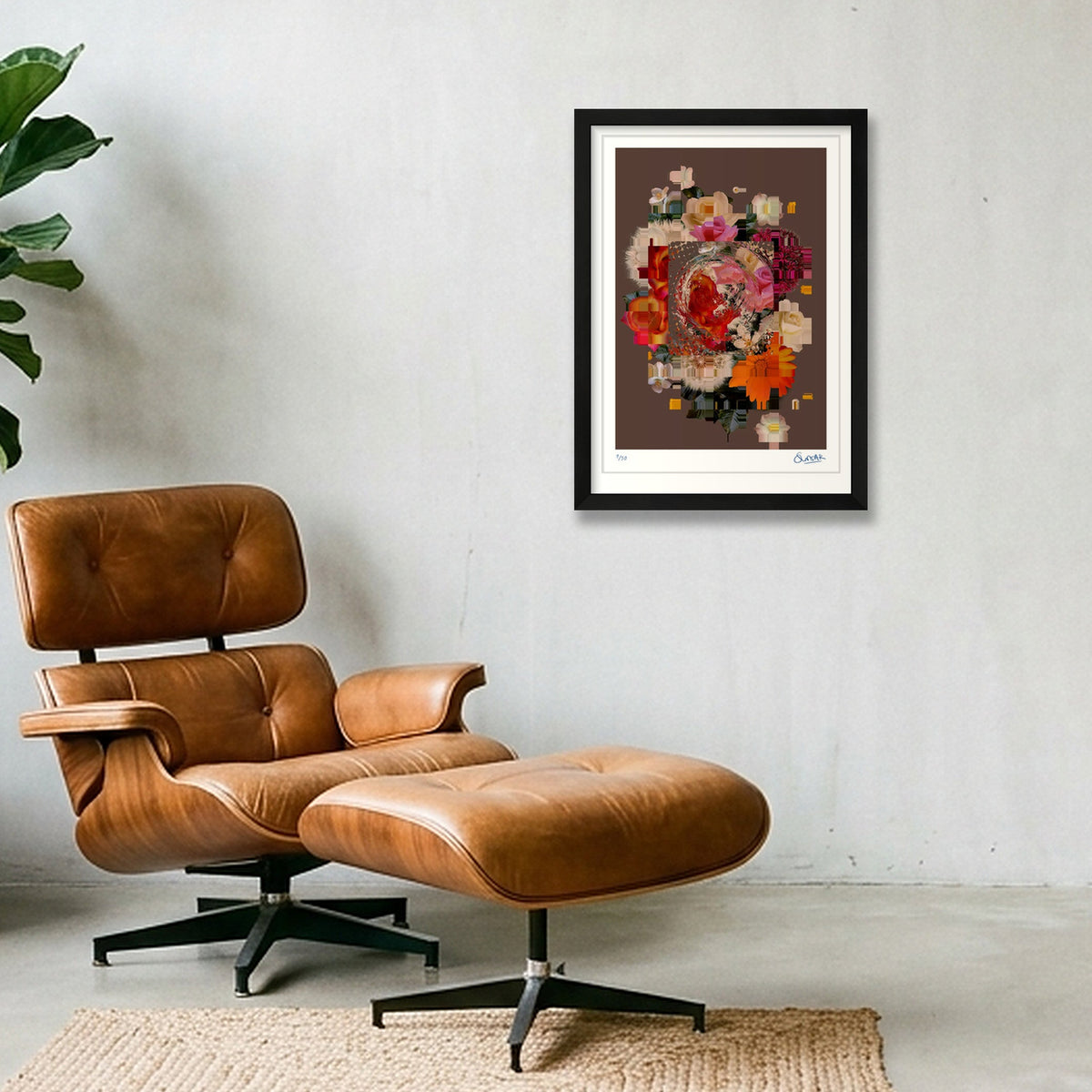 Arrangement 101 — A3 (30×42cm, 12×17") Black Frame