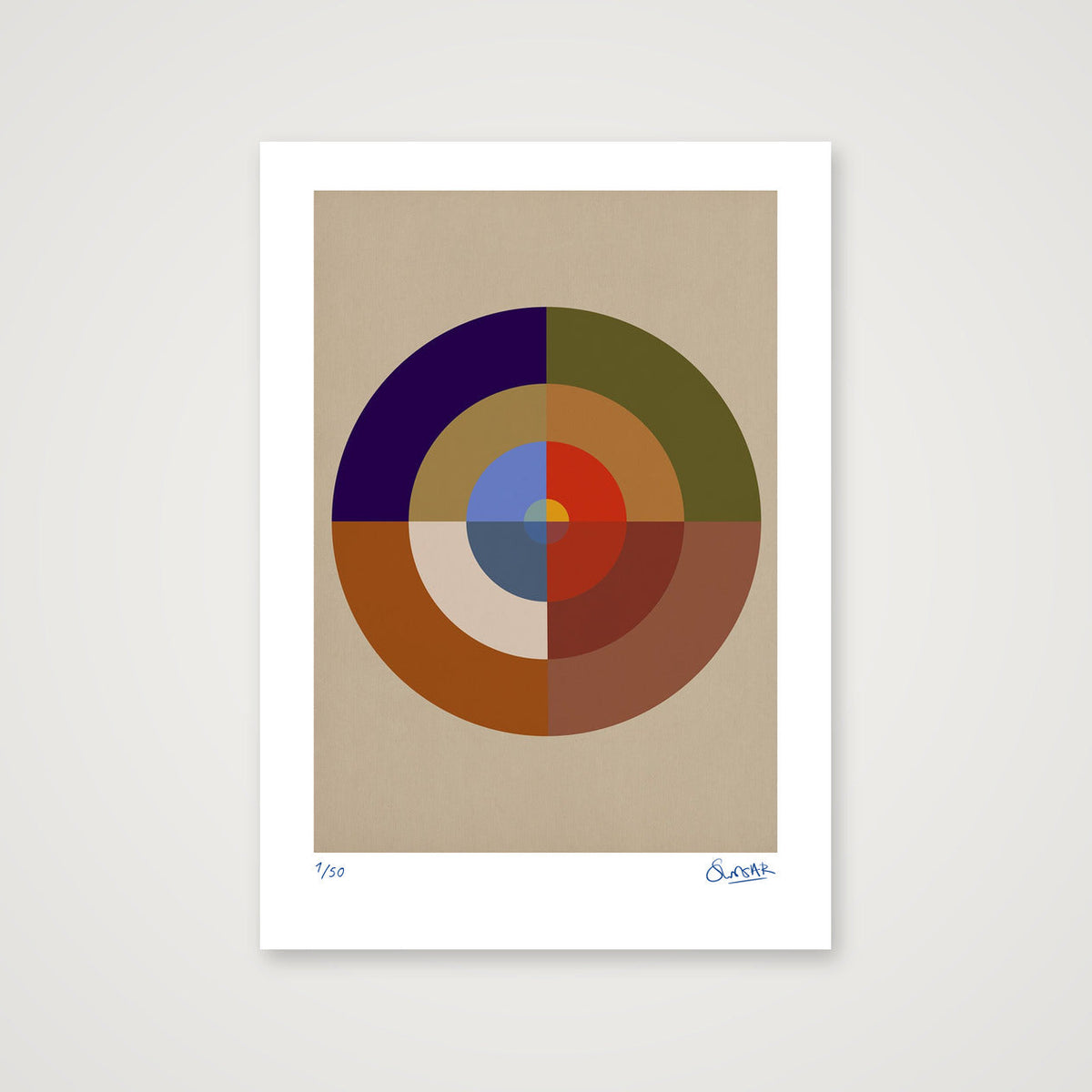 Colour Wheels 2TWO — A3 (30×42cm, 12×17") Print only