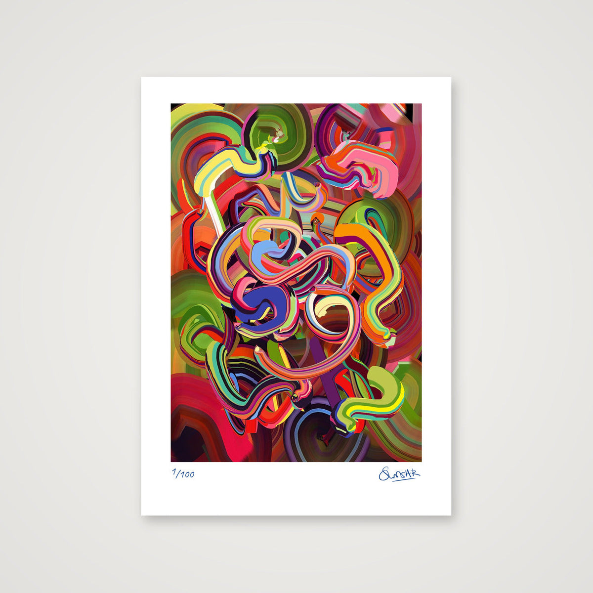 Paint Tubes 11010-1000 — A4 (21×30cm, 8×12") Print only