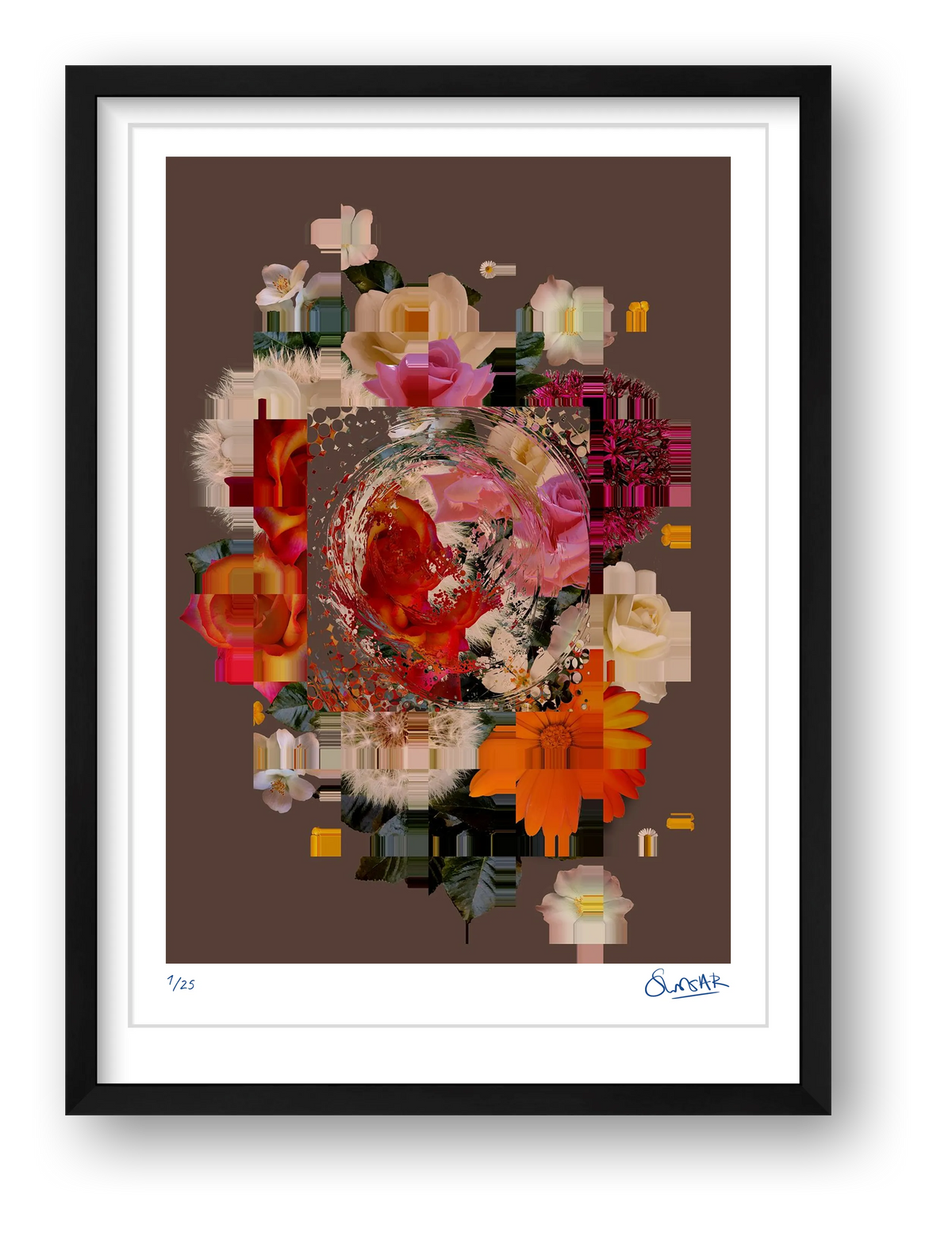 Arrangement 101 — framed