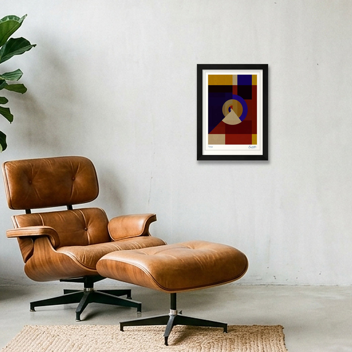 Deco Squares 5FIVE — A4 (21×30cm, 8×12") Black Frame