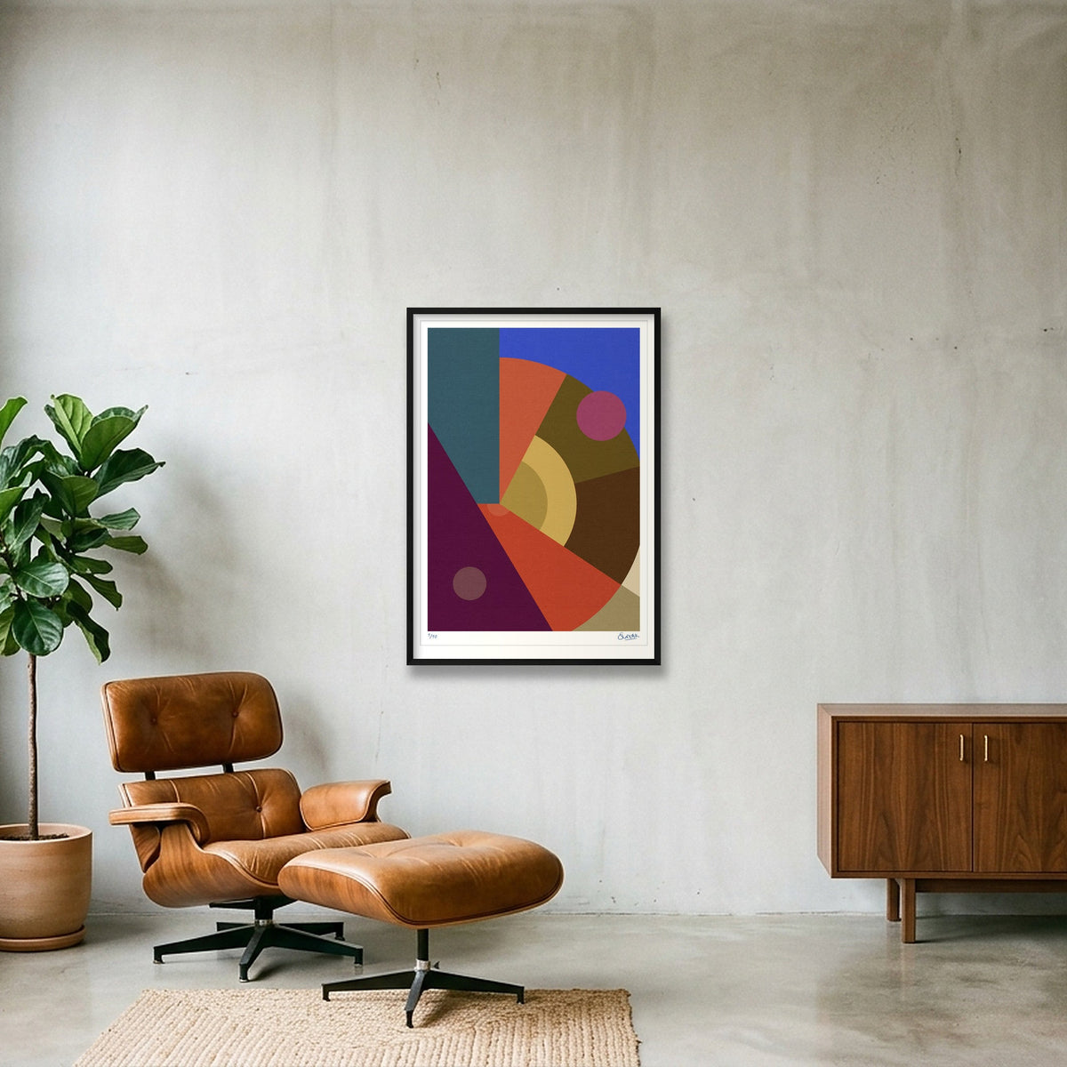 Bee's Knees 6SIX — 70×100cm, 28×39" Black Frame