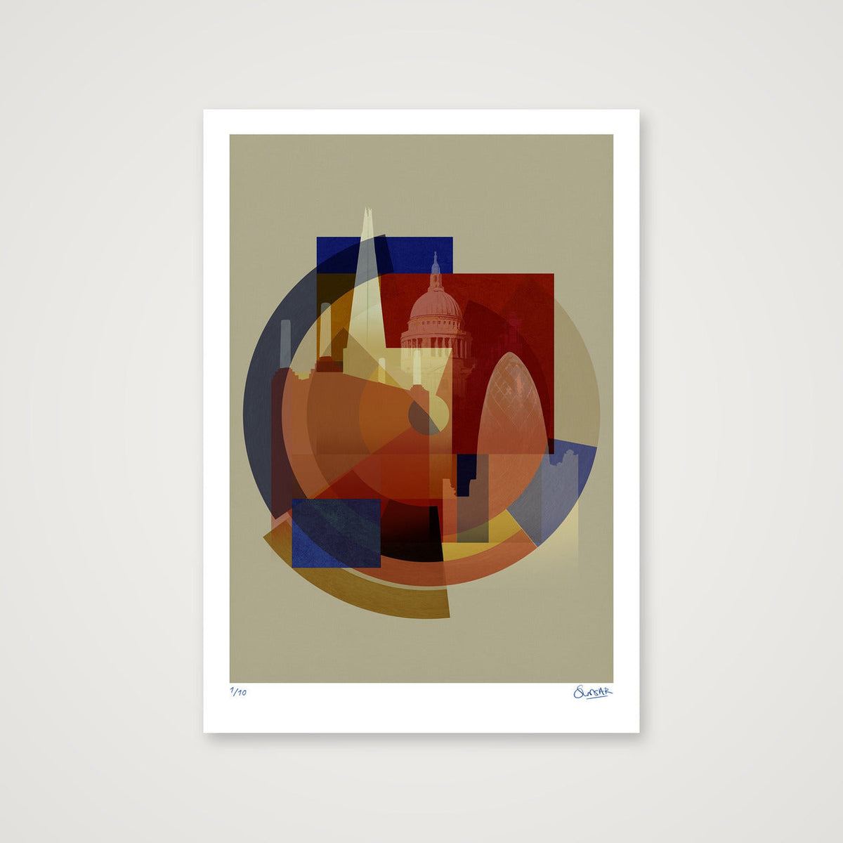 New Deco LONDON — 70×100cm, 28×39" Print only
