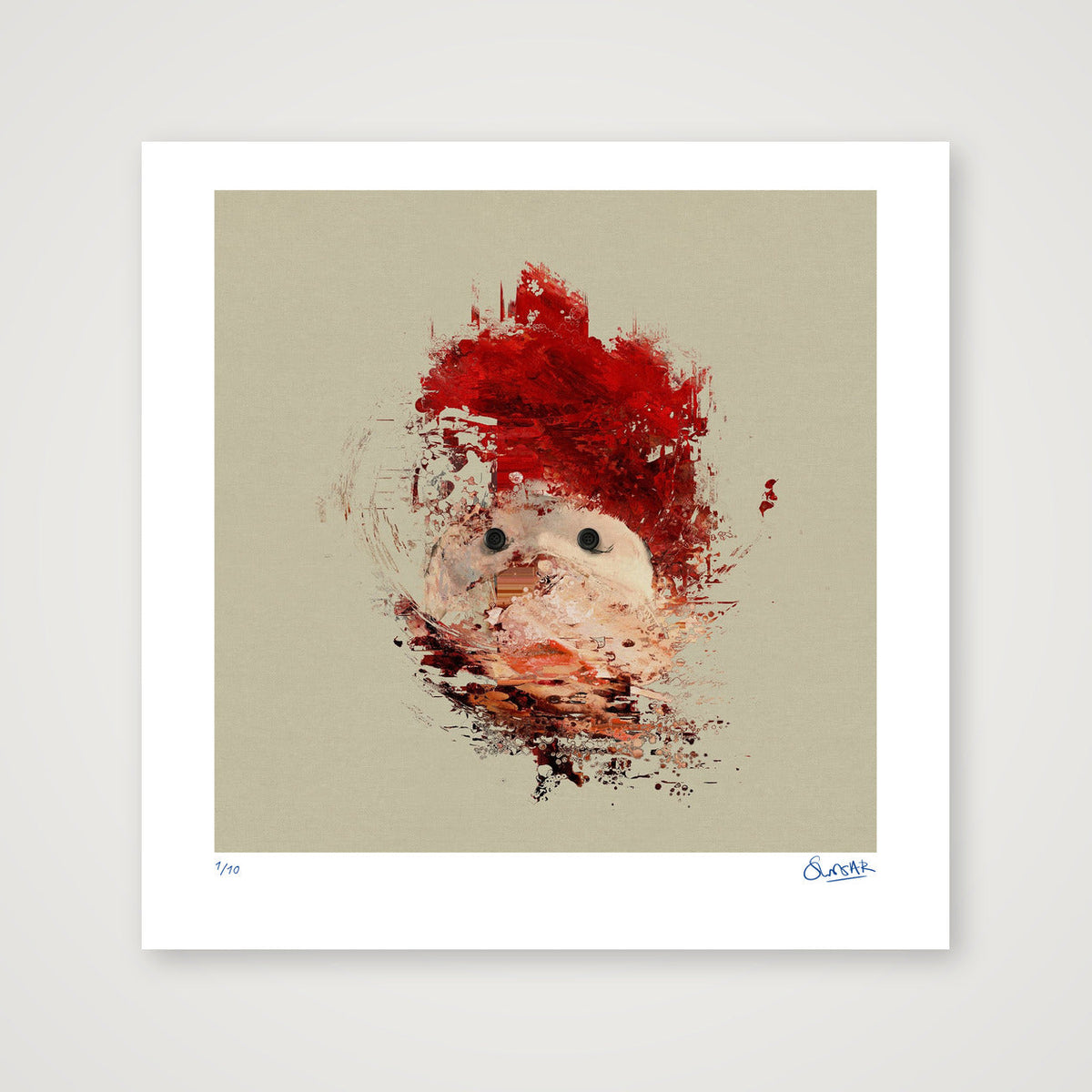 Lazarus — 70×70cm, 28×28" Print only