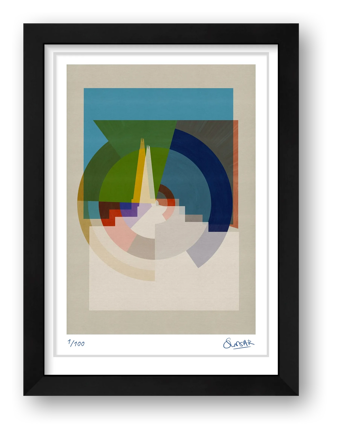 New Era Shard — framed