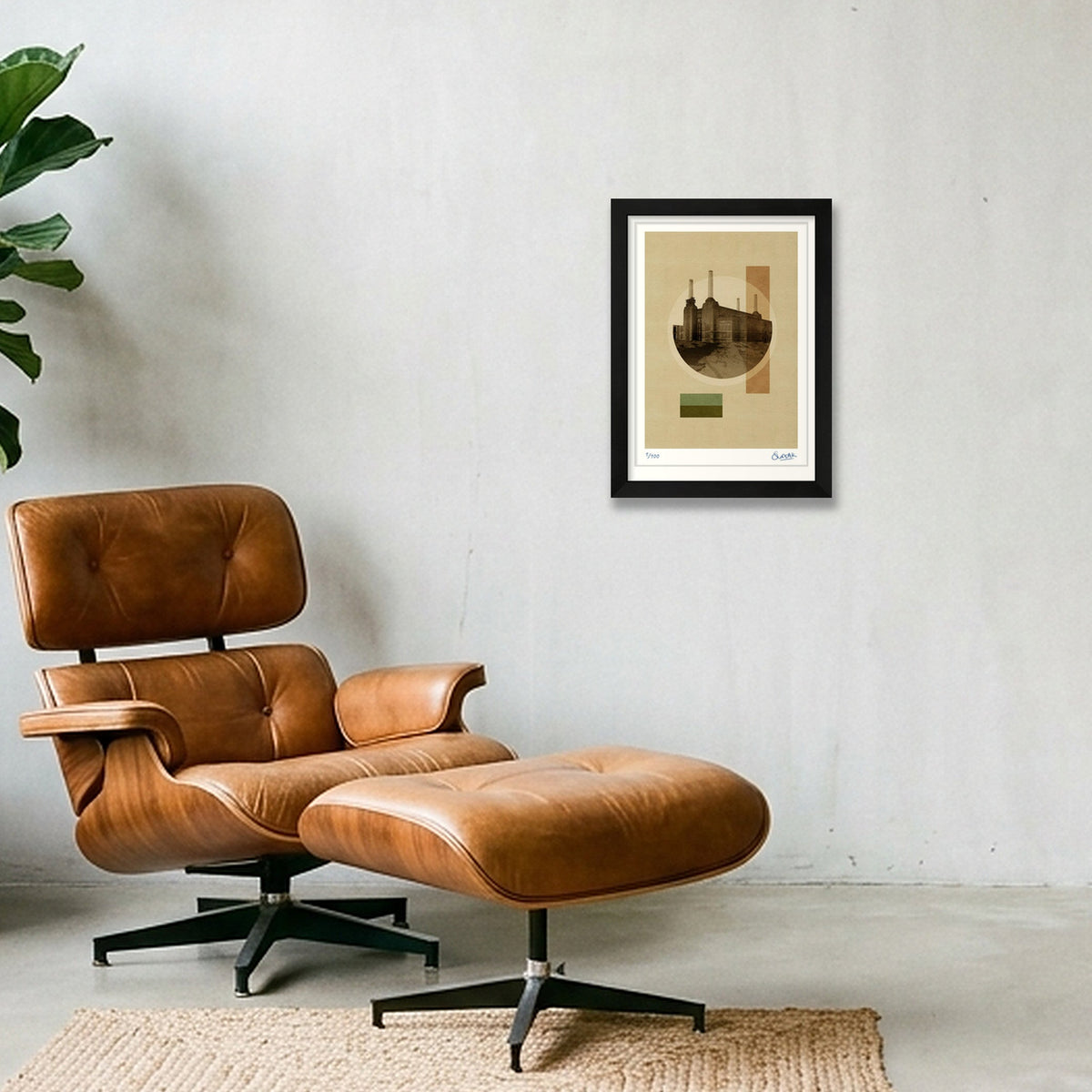 Deco London POWER — A4 (21×30cm, 8×12") Black Frame