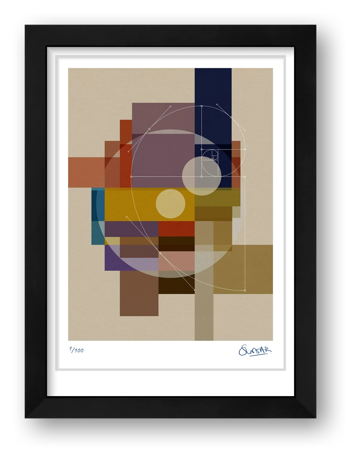 GeoDeco FOUR — framed
