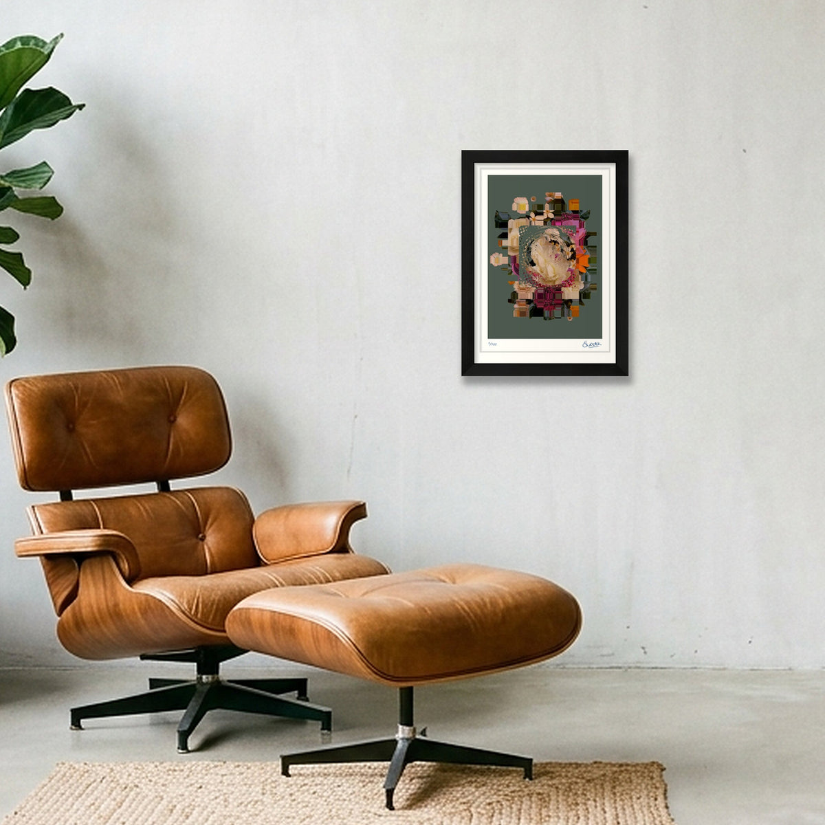 Arrangement 110 — A4 (21×30cm, 8×12") Black Frame