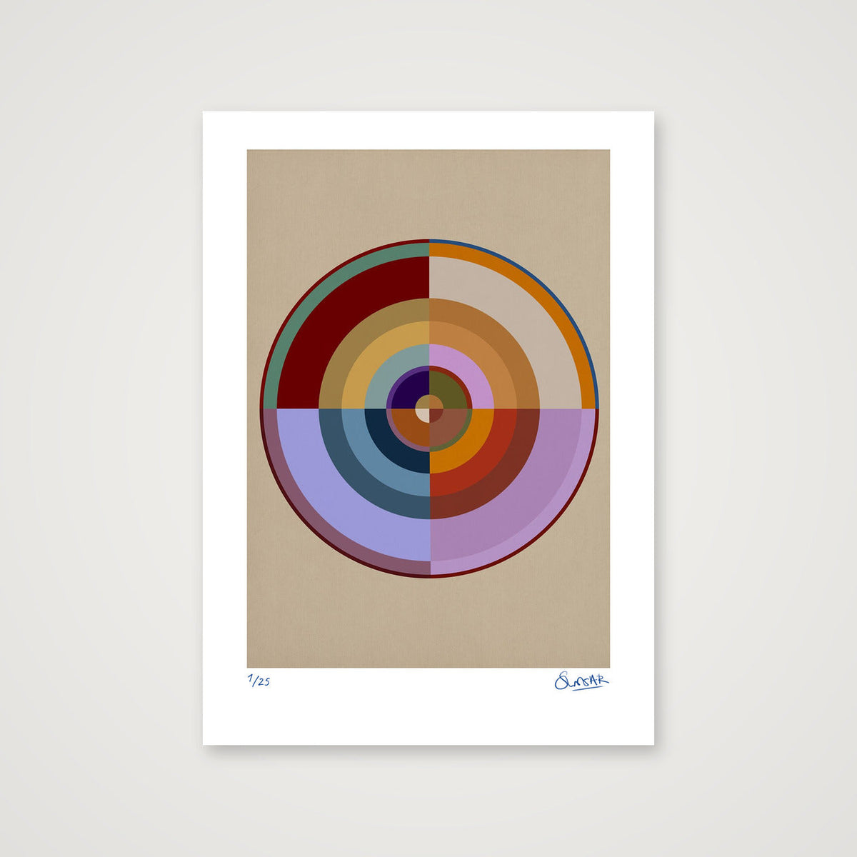 Colour Wheels 6SIX — 42×59cm, 17×23" Print only