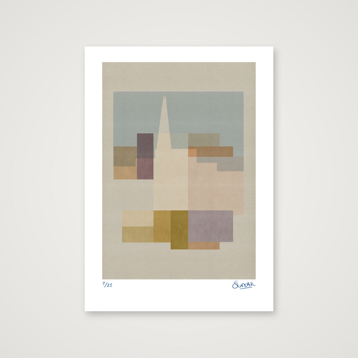 New London Squares SHARD — 42×59cm, 17×23" Print only