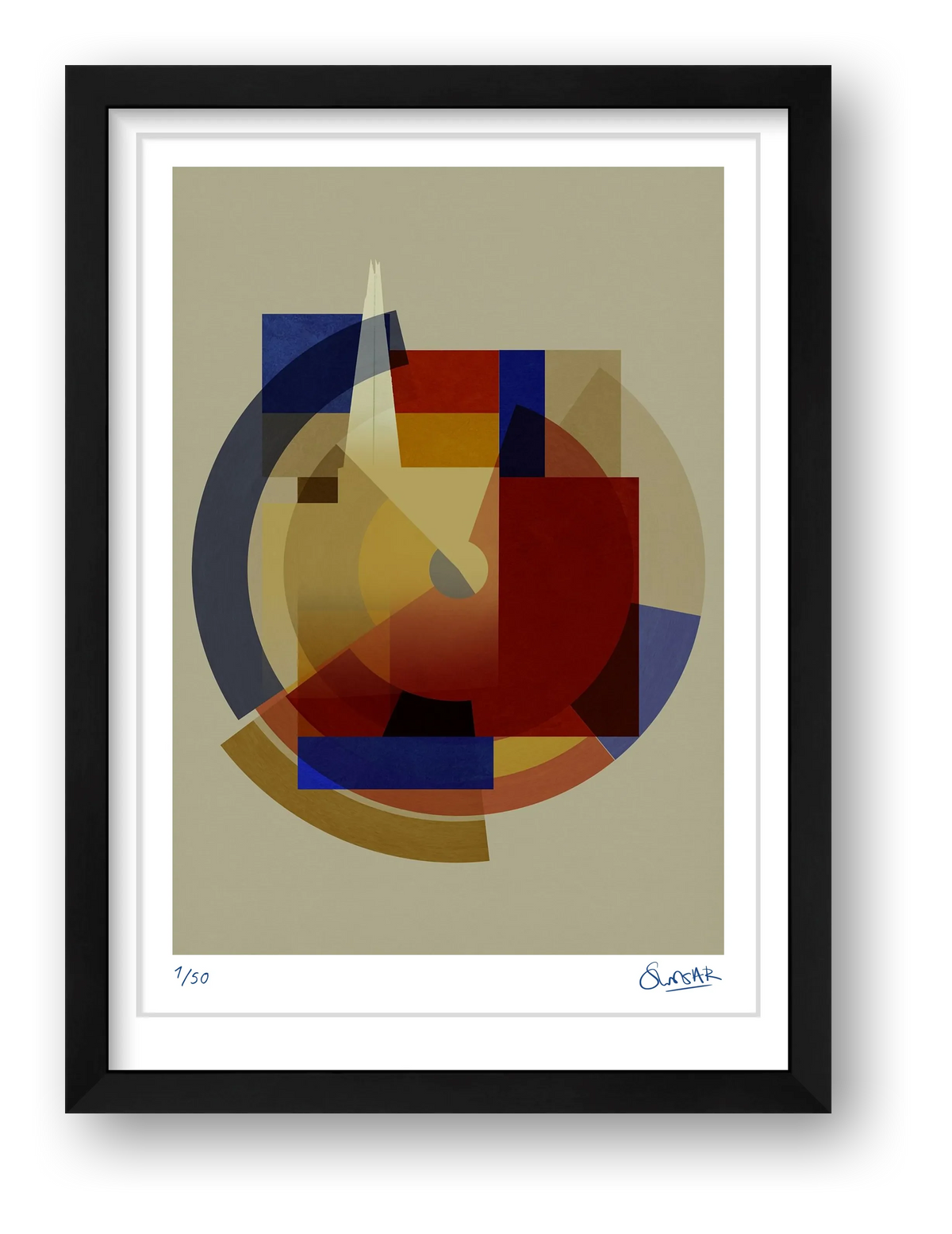 New Deco SHARD — framed