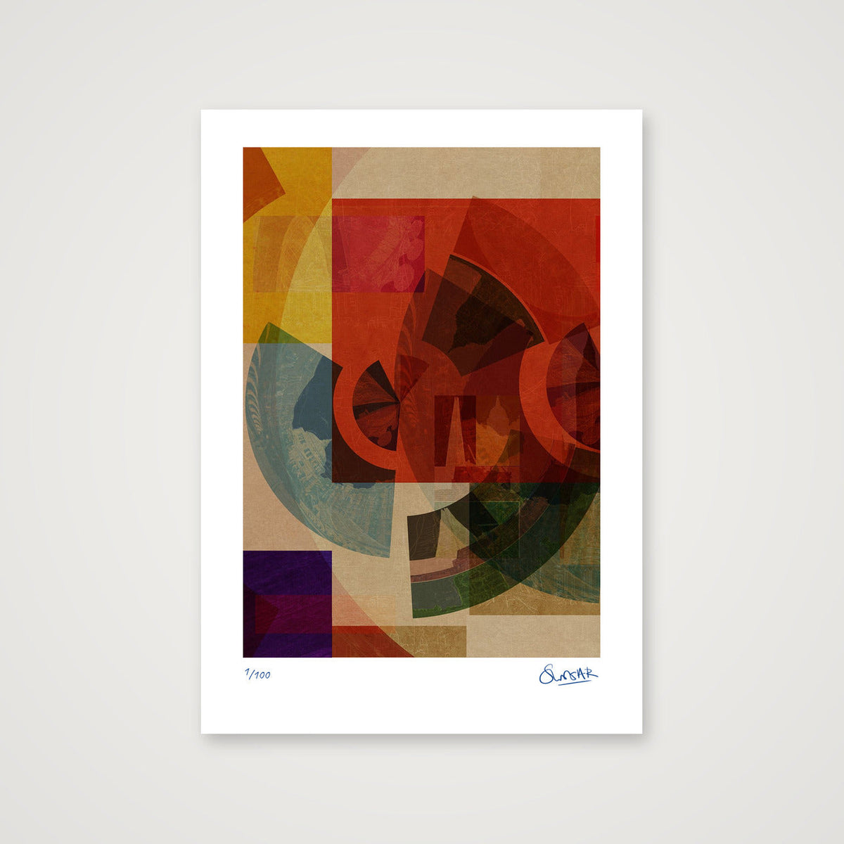 Metro Deco 2TWO — A4 (21×30cm, 8×12") Print only