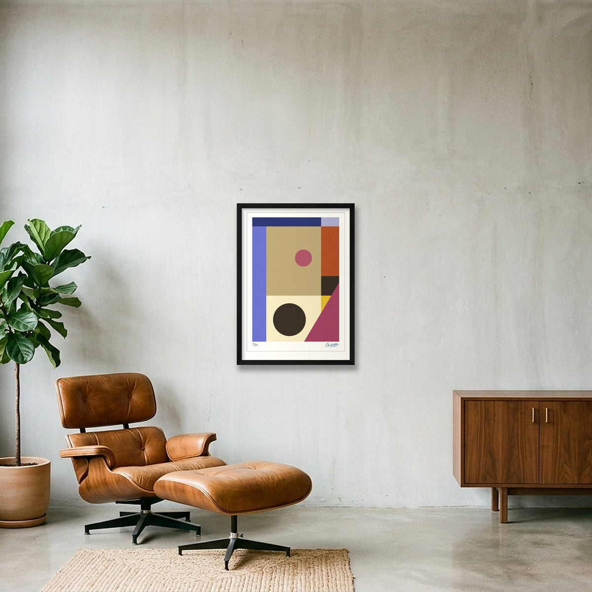 Bee's Knees 5FIVE — 42×59cm, 17×23" Black Frame