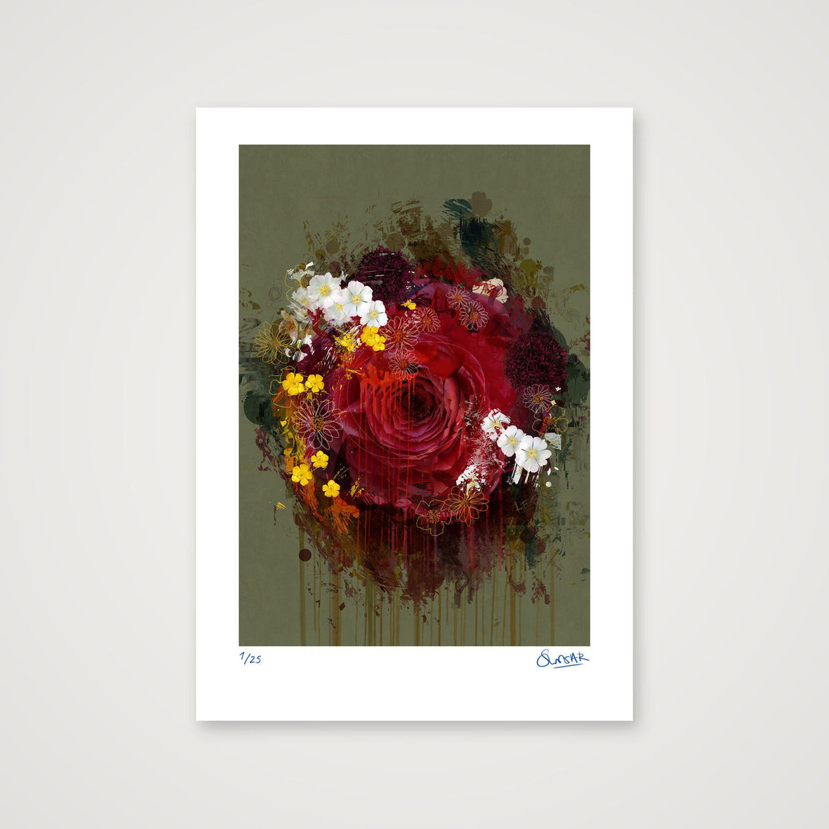 New Rose — 42×59cm, 17×23" Print only
