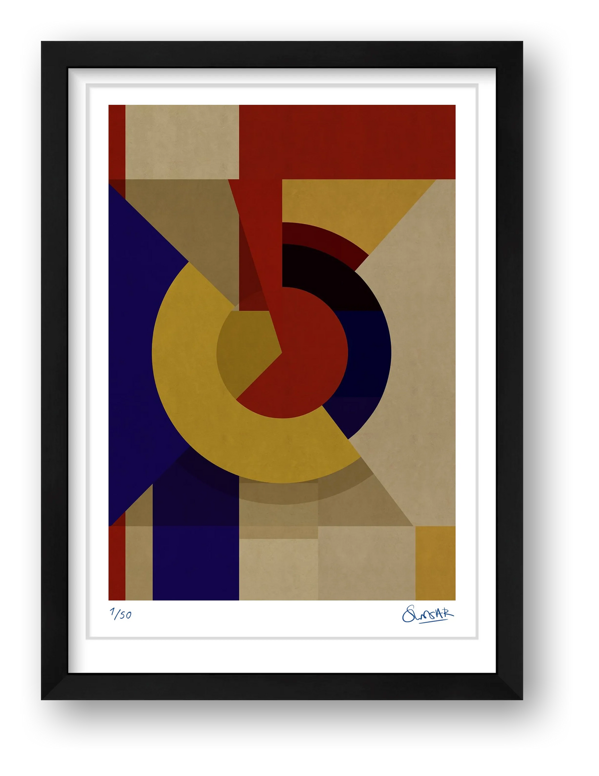Deco Squares 9NINE — framed
