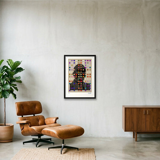 Turing Code — 42×59cm, 17×23" Black Frame
