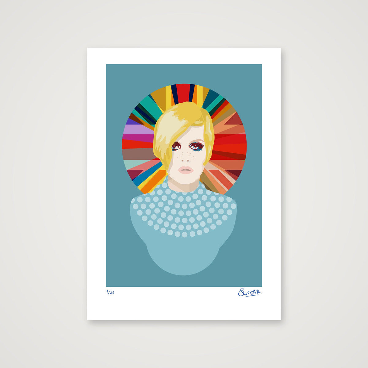 Wonderkid Union Blue — 42×59cm, 17×23" Print only