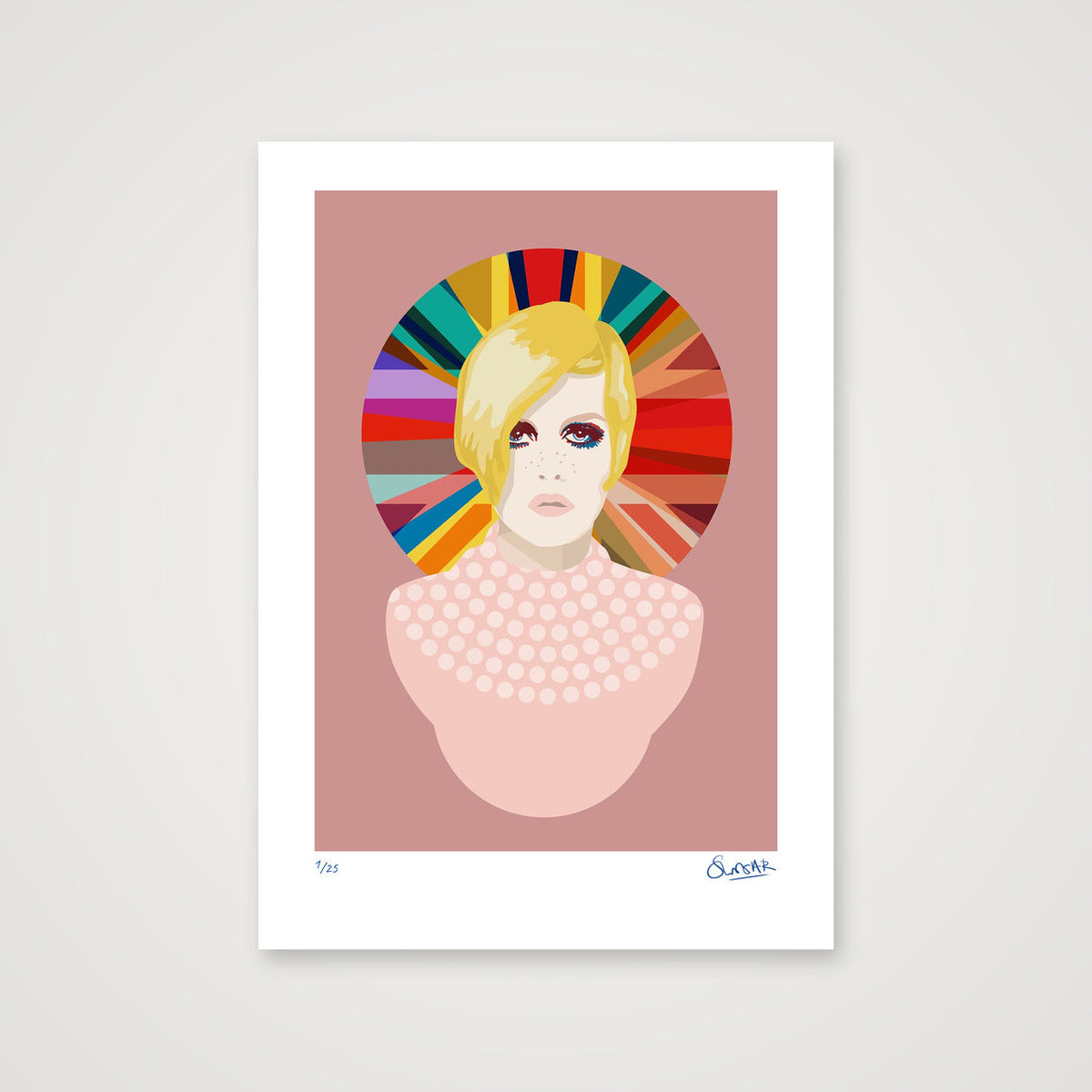 Wonderkid Union Pink — 42×59cm, 17×23" Print only