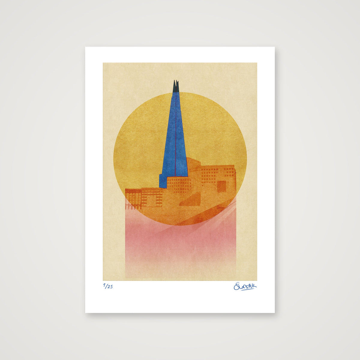 Supreme London SHARD — 42×59cm, 17×23" Print only