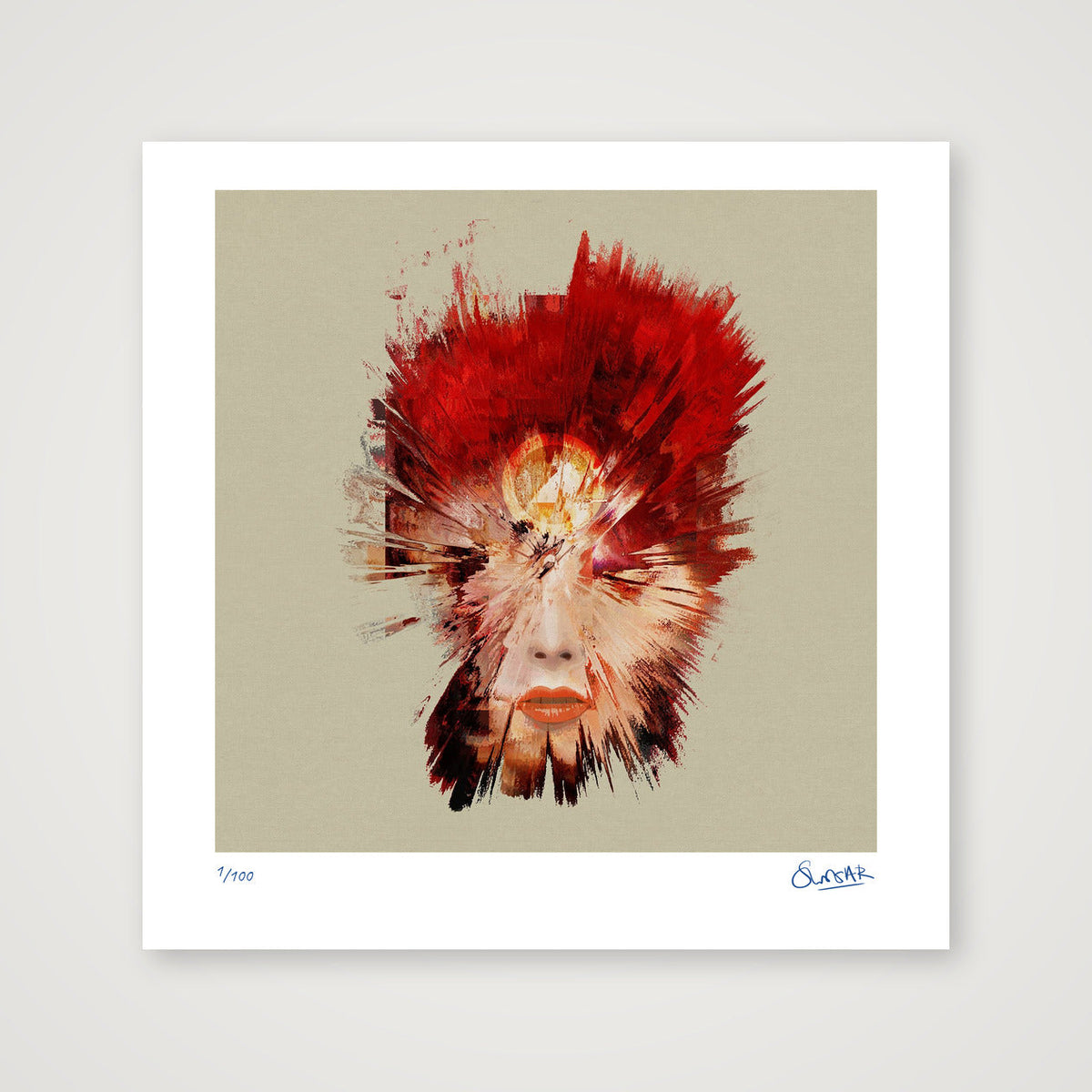 Electric Dreams — 30×30cm, 12×12" Print only