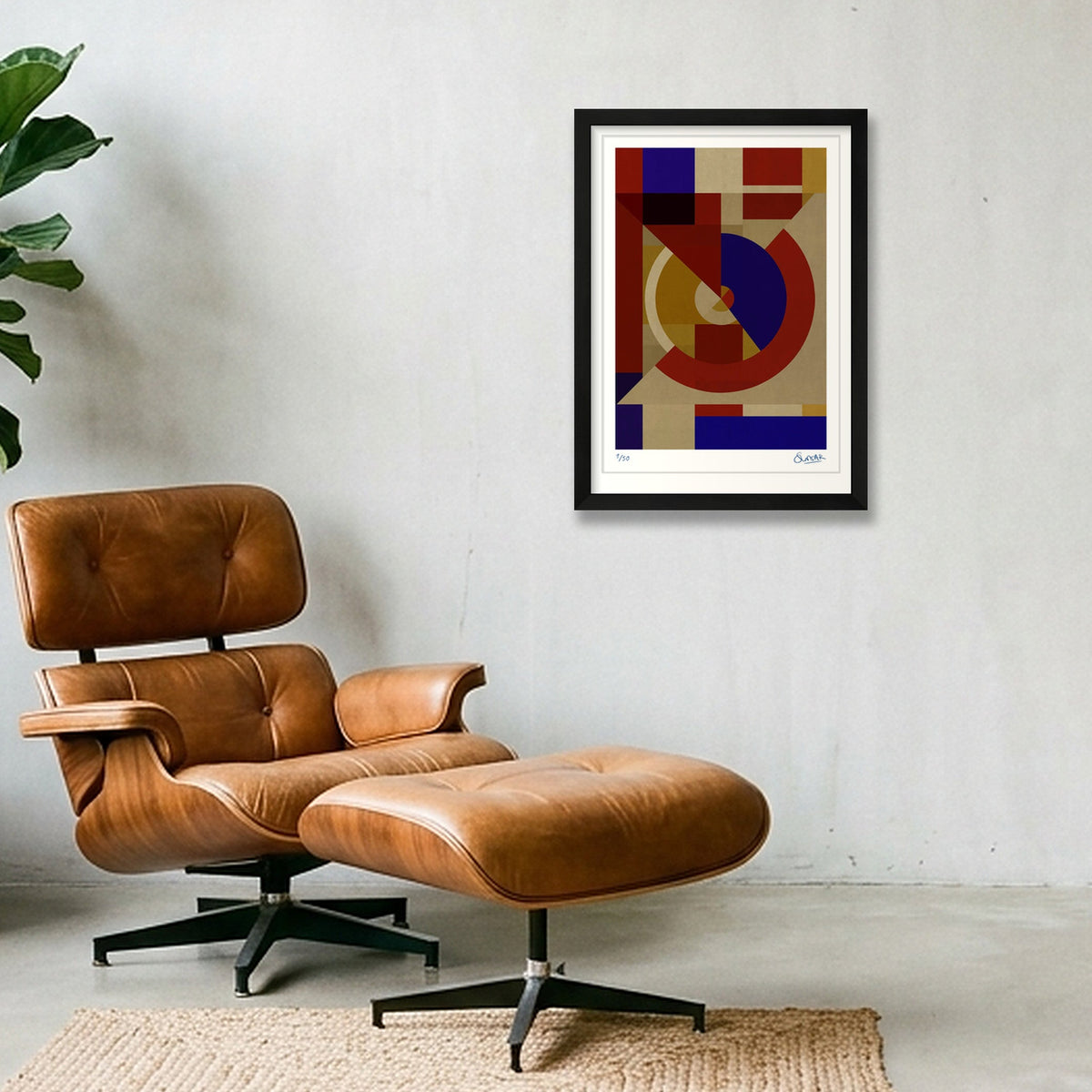 Deco Squares 8EIGHT — A3 (30×42cm, 12×17") Black Frame