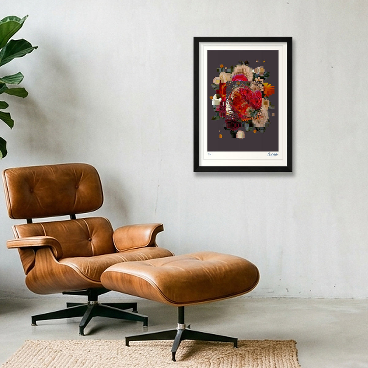 Arrangement 010 — A3 (30×42cm, 12×17") Black Frame