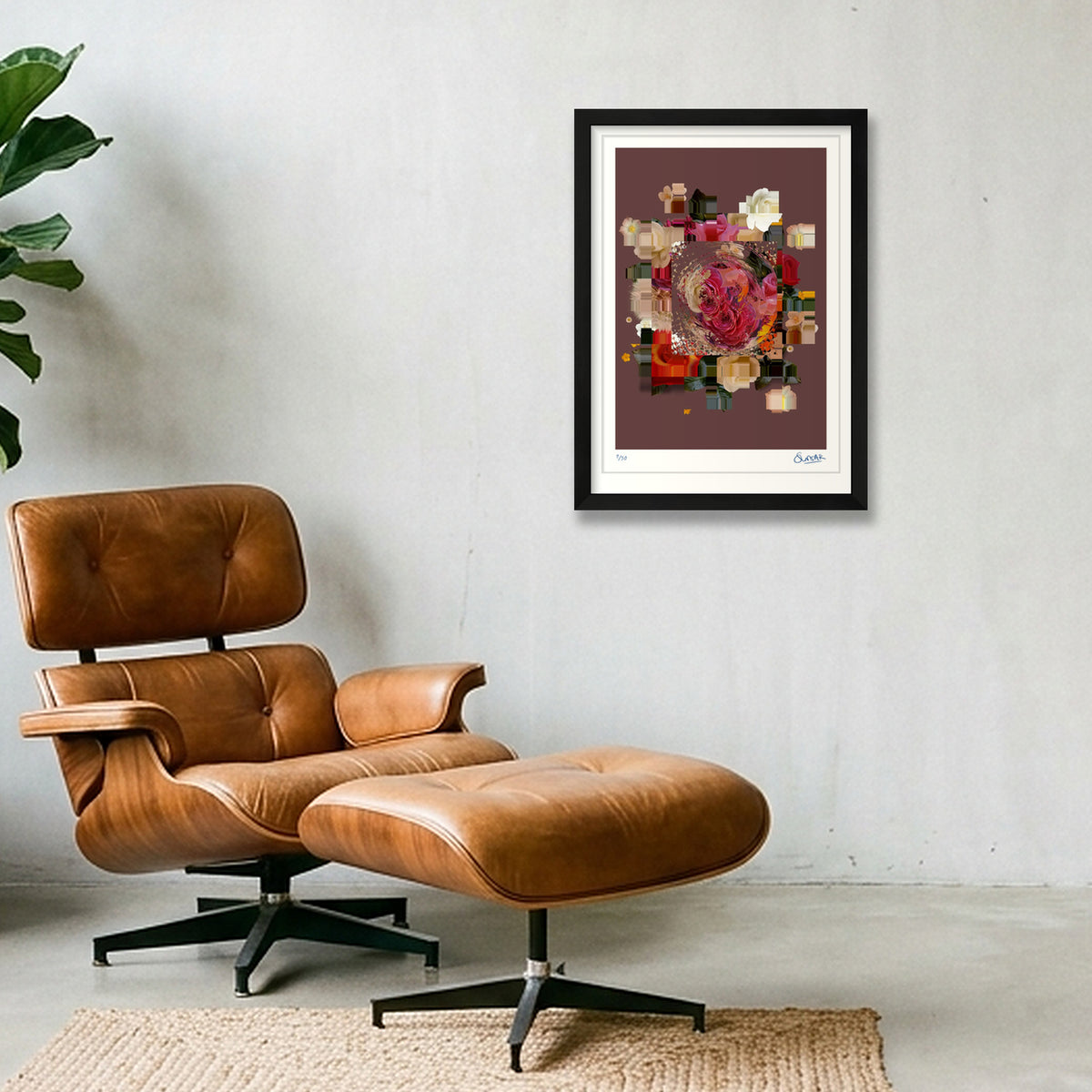 Arrangement 011 — A3 (30×42cm, 12×17") Black Frame