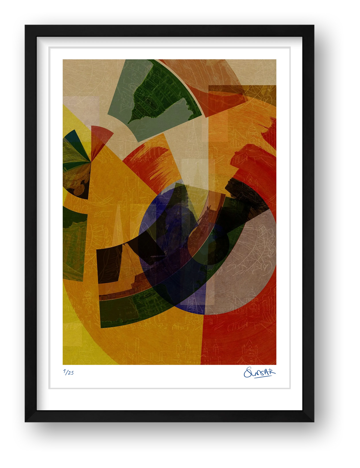 Metro Deco 9NINE — framed