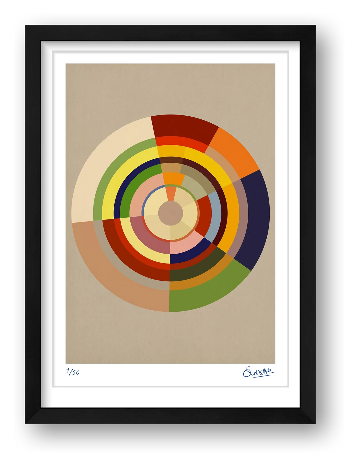 Colour Wheels 12TWELVE — framed