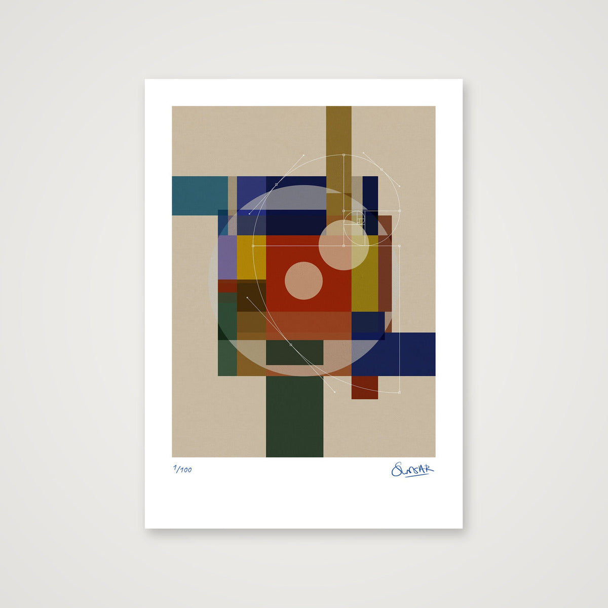 GeoDeco SIX — A4 (21×30cm, 8×12") Print only