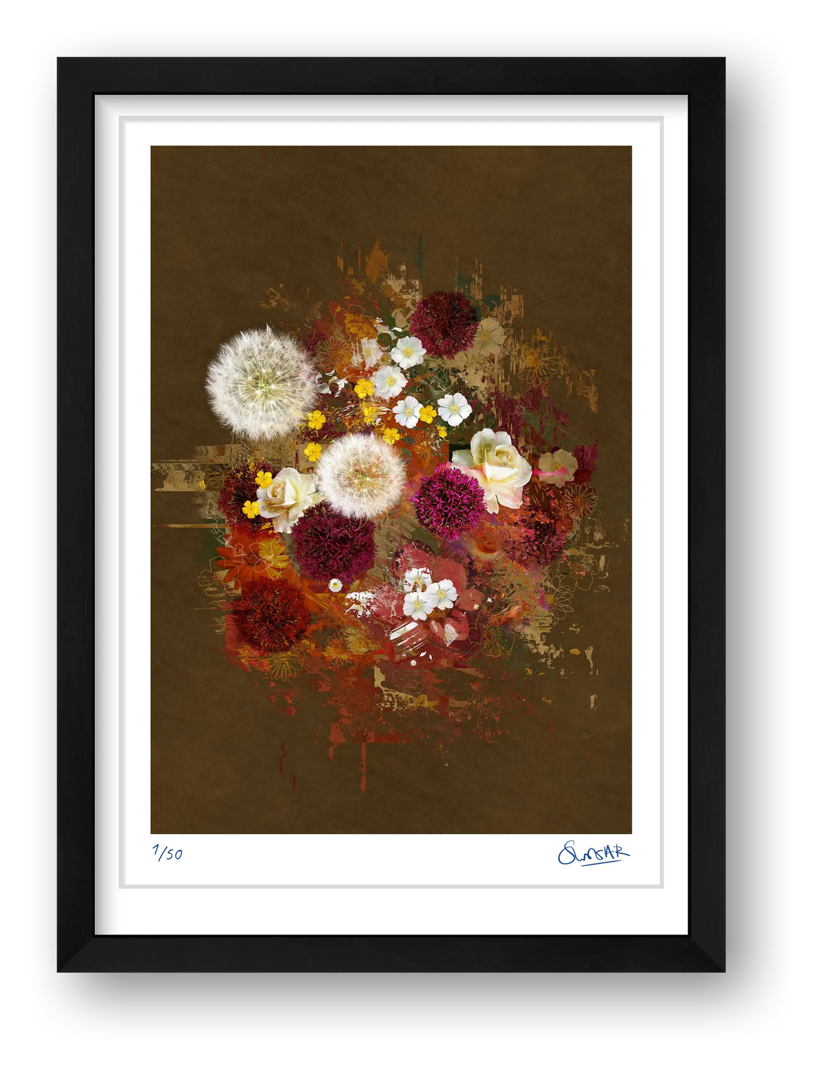 Arrangement — framed