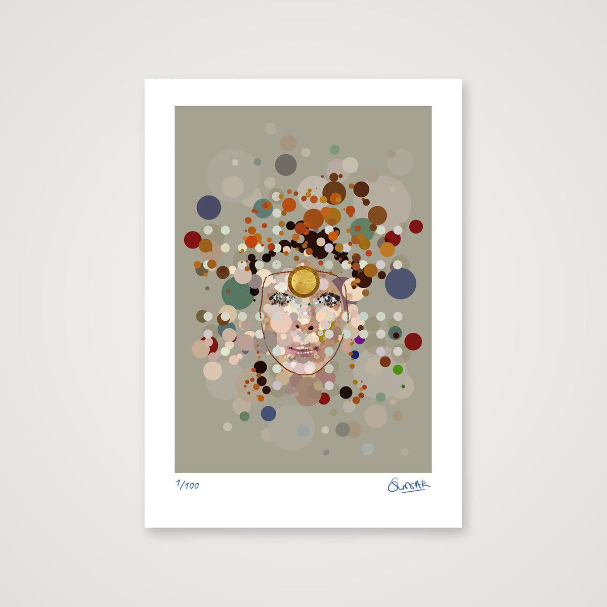 Space Oddotty — A4 (21×30cm, 8×12") Print only