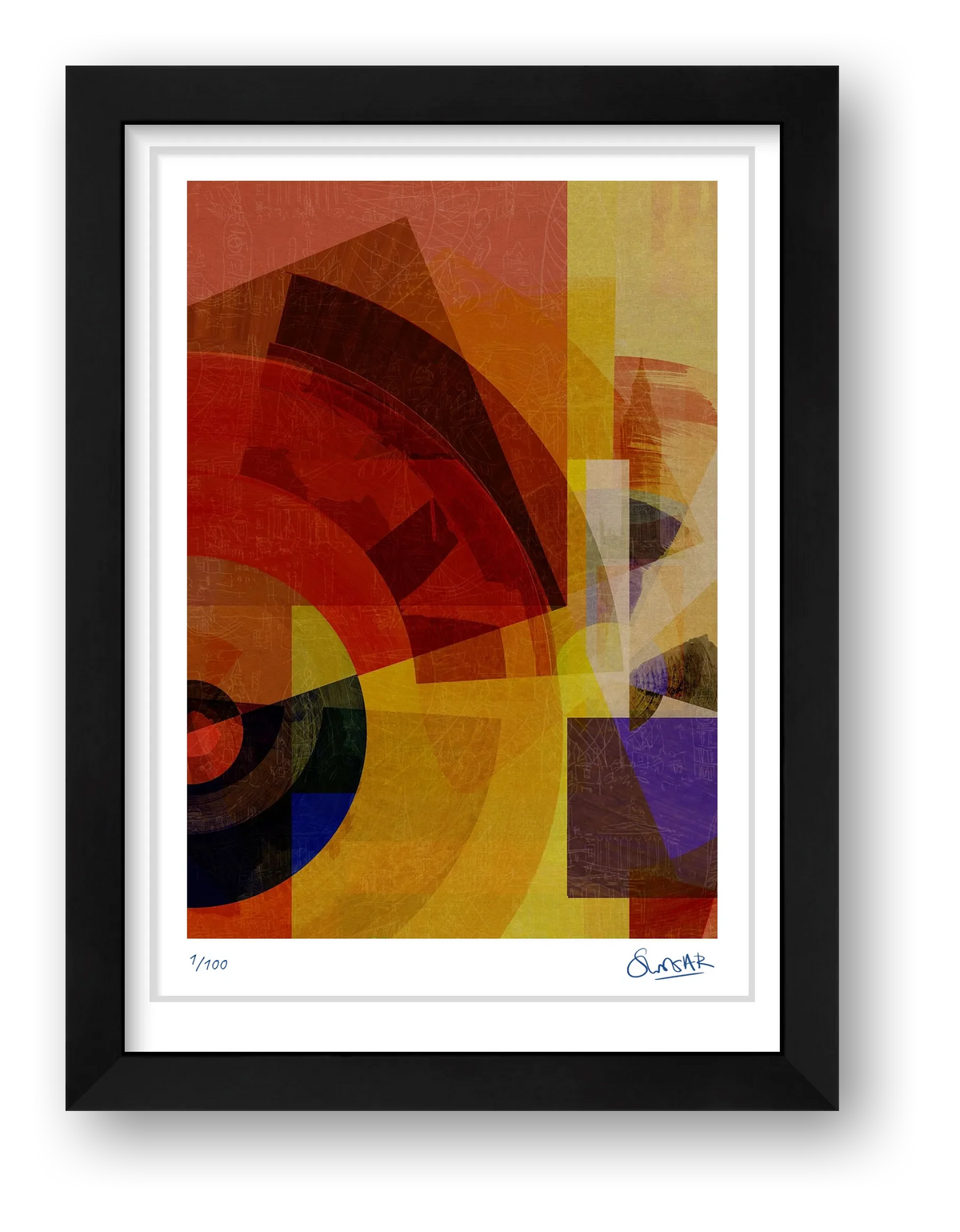 Metro Deco 8EIGHT — framed