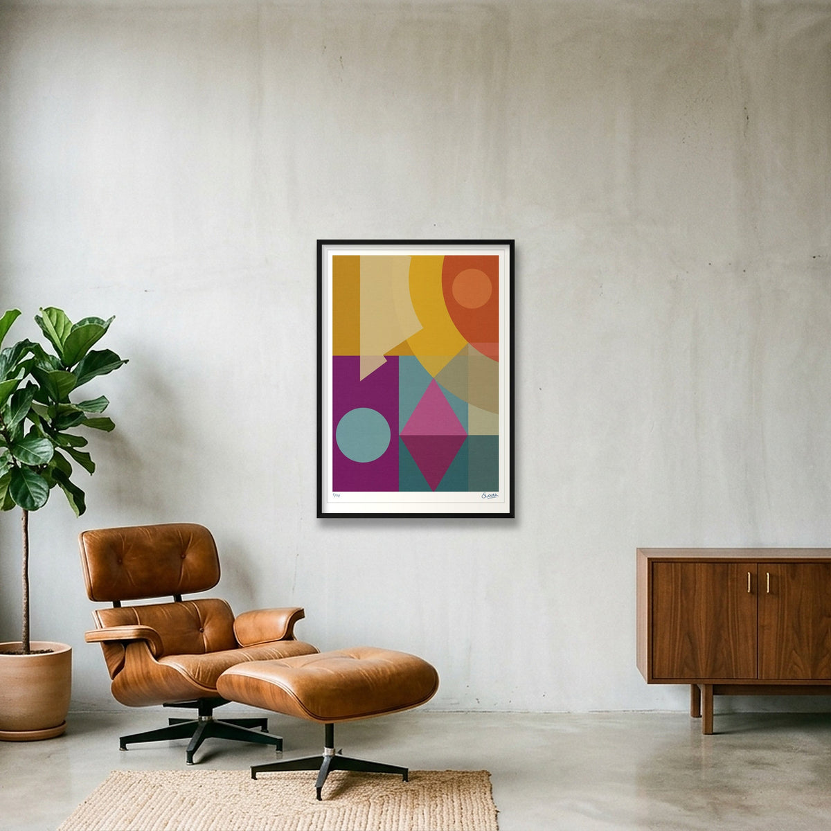 Mutts Nuts 1ONE — 70×100cm, 28×39" Black Frame