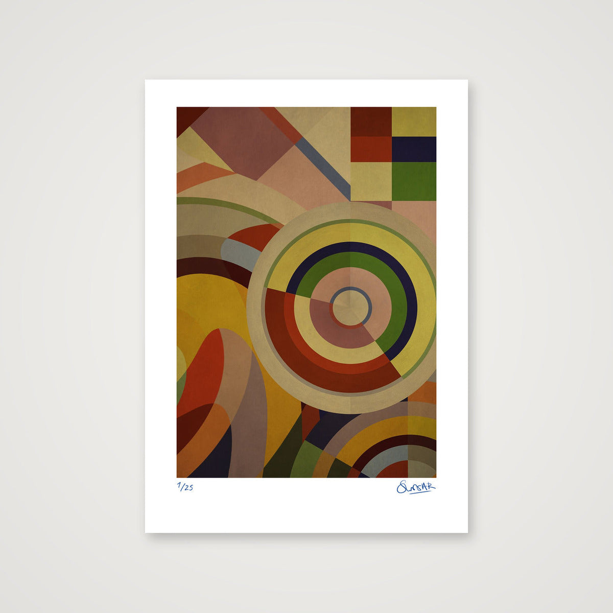 Sonia Circles 4FOUR — 42×59cm, 17×23" Print only