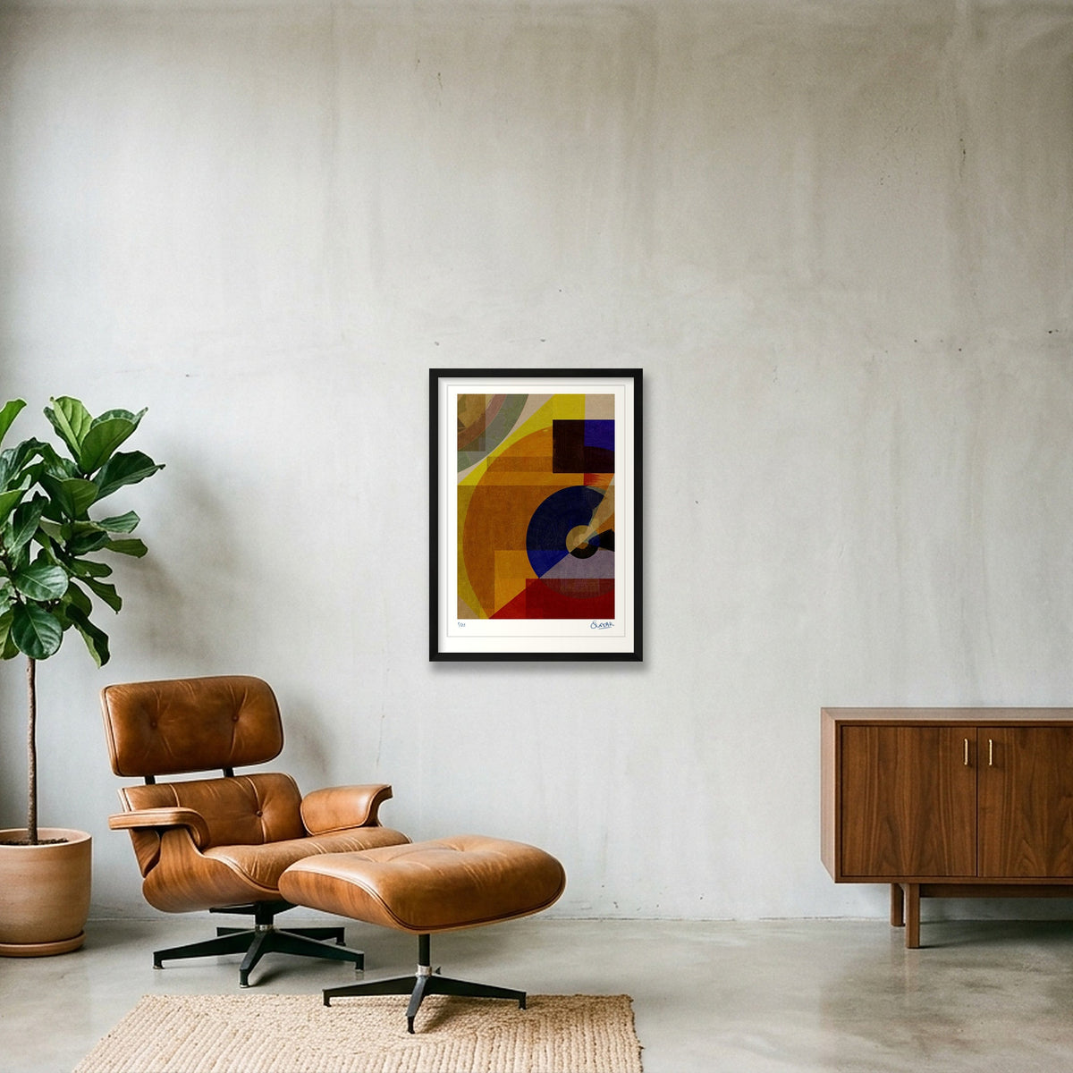 Metro Deco 7 SEVEN — 42×59cm, 17×23" Black Frame