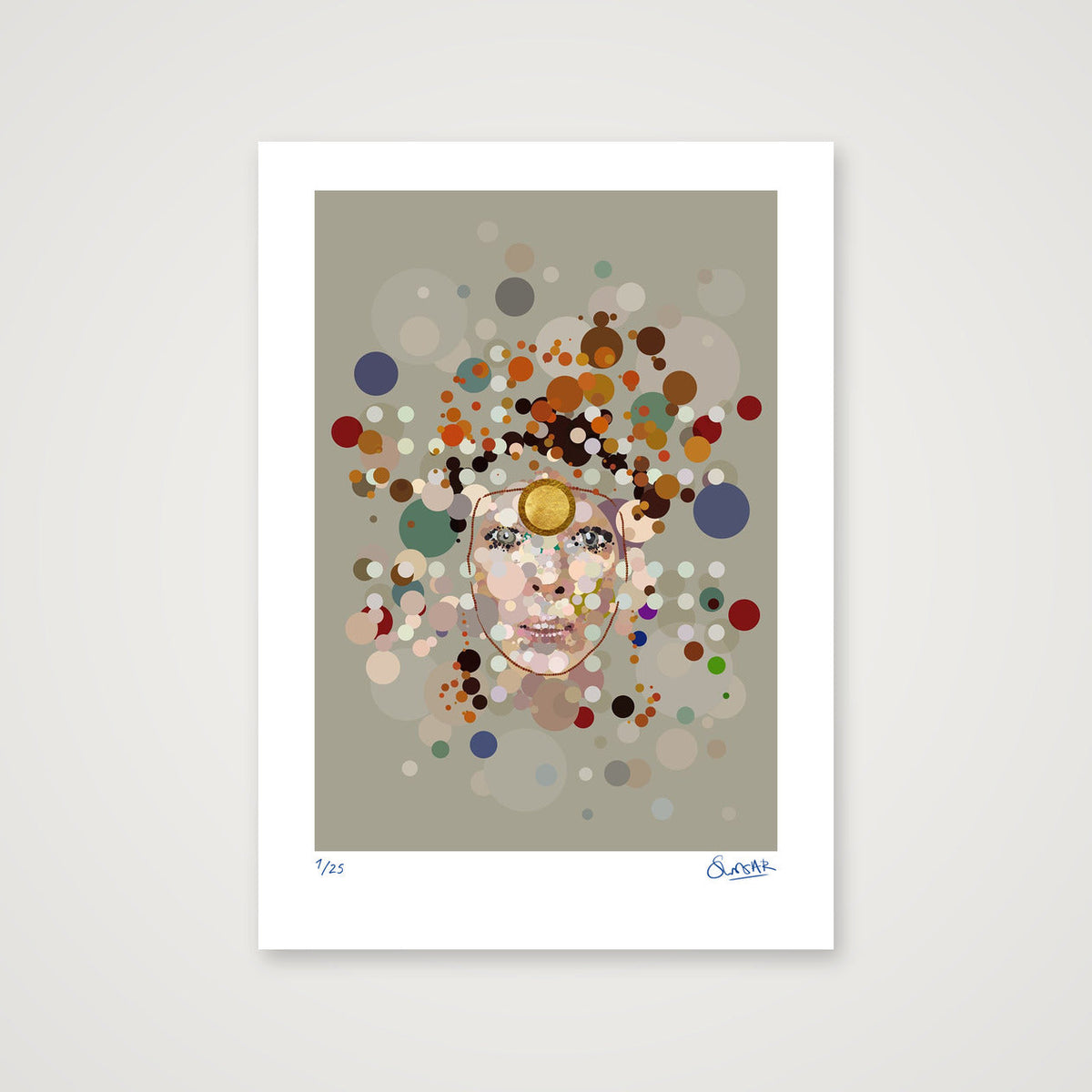 Space Oddotty — 42×59cm, 17×23" Print only